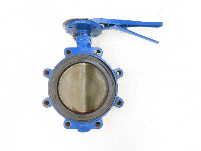 Keystone AR2 Lug Butterfly Valve 8" w/Handle CF8M Disc 175 PSI