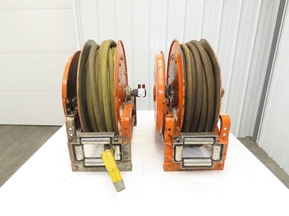 Hannay Reels SR Retractable Water Hose Reel 3/4" By Approximately 50' Lot of 2