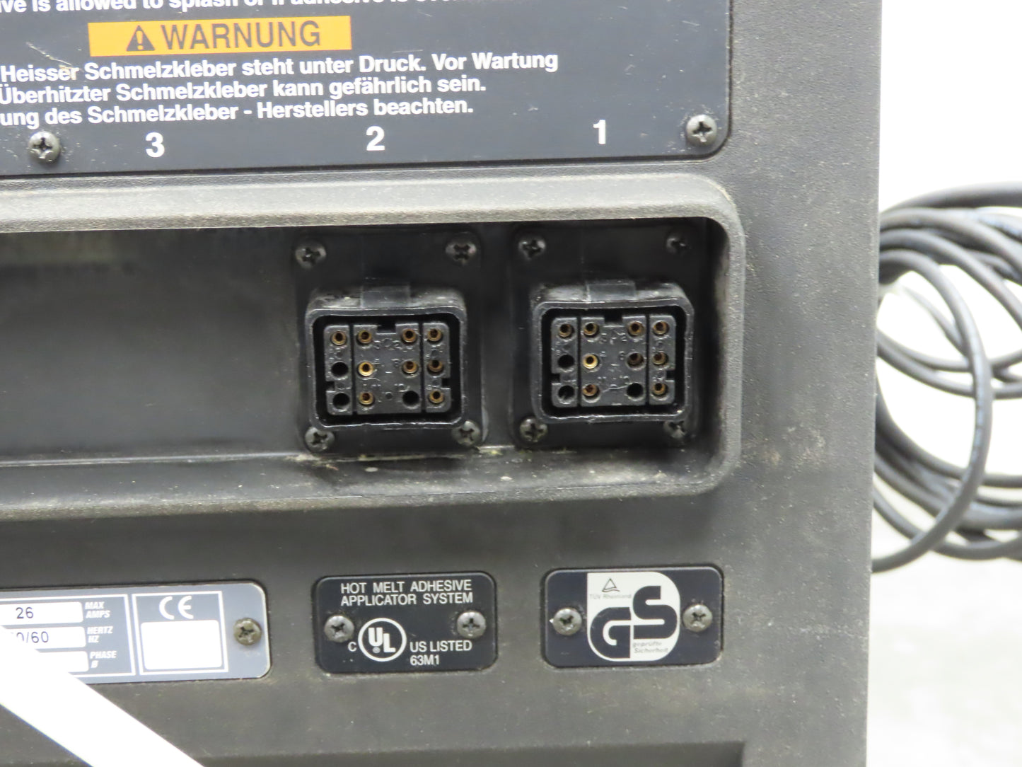 Nordson 3700V-1EBV2D Vista Hot Glue Melt Machine 240V 1Ph Single Phase