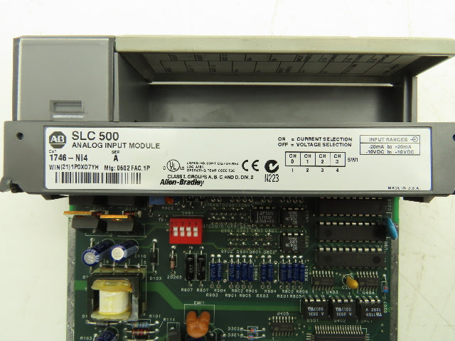 Allen Bradley 1746-NI4 SLC 500 Analog Input Module Series A