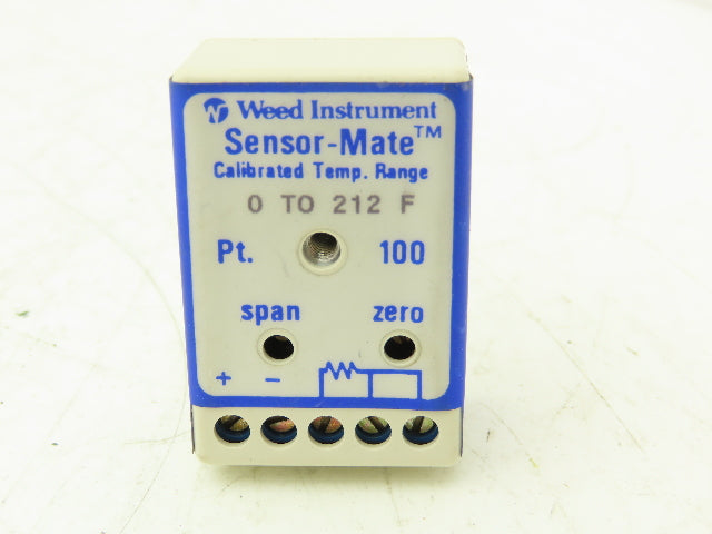 Weed 4150 Sensor-Mate Temperature Transmitter 0-212°F 12-40VDC 4-20mA