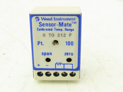 Weed 4150 Sensor-Mate Temperature Transmitter 0-212°F 12-40VDC 4-20mA