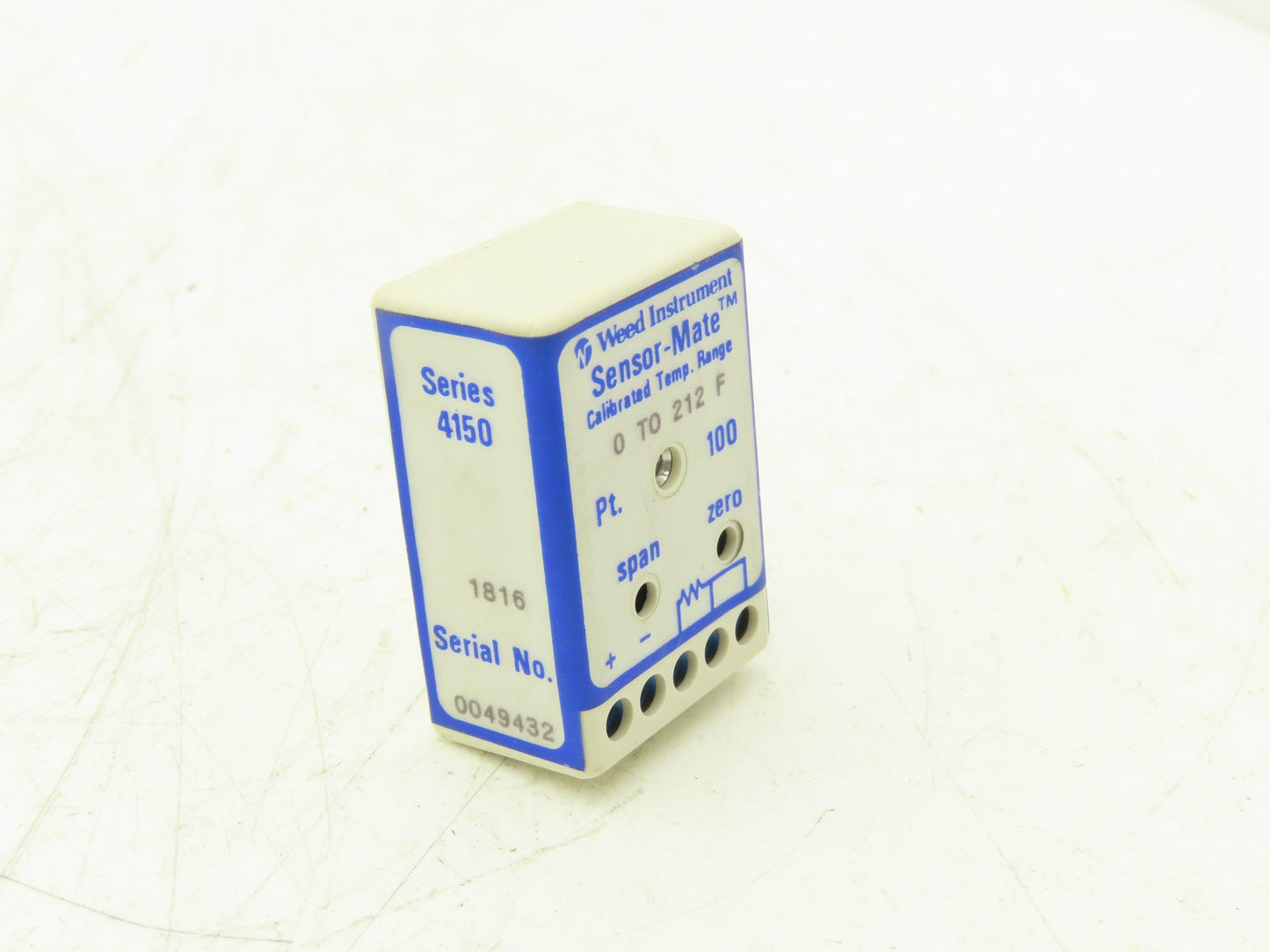 Weed 4150 Sensor-Mate Temperature Transmitter 0-212°F 12-40VDC 4-20mA