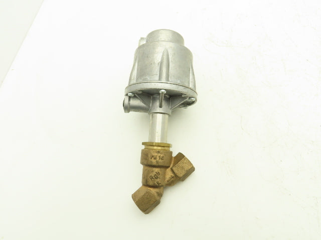 GEMU 514 15D31 9 52 1 Pneumatically Operated Angular Seat Globe Valve 1/2"NPT NO