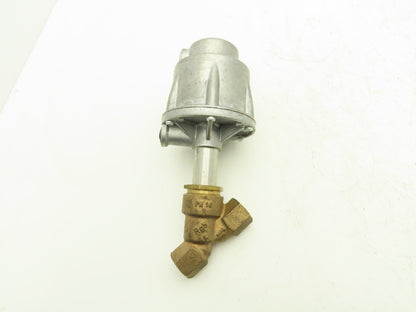 GEMU 514 15D31 9 52 1 Pneumatically Operated Angular Seat Globe Valve 1/2"NPT NO