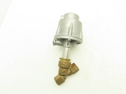 GEMU 514 15D31 9 52 1 Pneumatically Operated Angular Seat Globe Valve 1/2"NPT NO