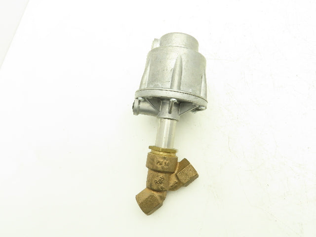 GEMU 514 15D31 9 52 1 Pneumatically Operated Angular Seat Globe Valve 1/2"NPT NO