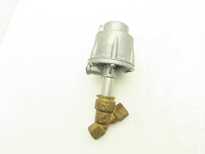 GEMU 514 15D31 9 52 1 Pneumatically Operated Angular Seat Globe Valve 1/2"NPT NO