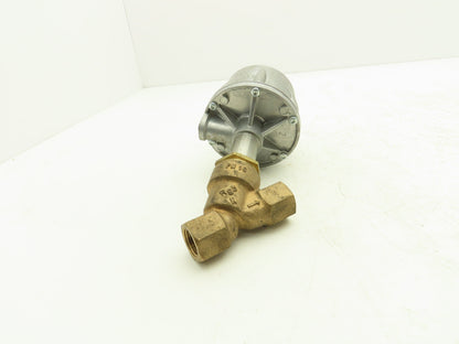 GEMU 514 15D31 9 52 1 Pneumatically Operated Angular Seat Globe Valve 1/2"NPT NO