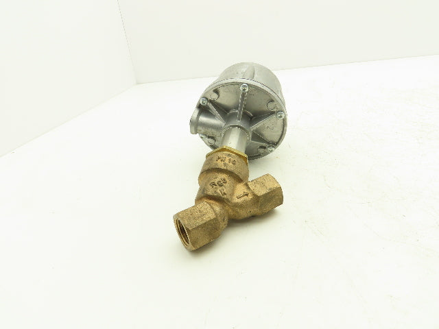 GEMU 514 15D31 9 52 1 Pneumatically Operated Angular Seat Globe Valve 1/2"NPT NO