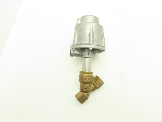 GEMU 514 15D31 9 52 1 Pneumatically Operated Angular Seat Globe Valve 1/2"NPT NO