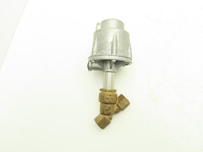 GEMU 514 15D31 9 52 1 Pneumatically Operated Angular Seat Globe Valve 1/2"NPT NO