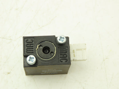 MAC DMB-DDAP-1DN Solenoid Coil 24VDC 5.4W 90psi