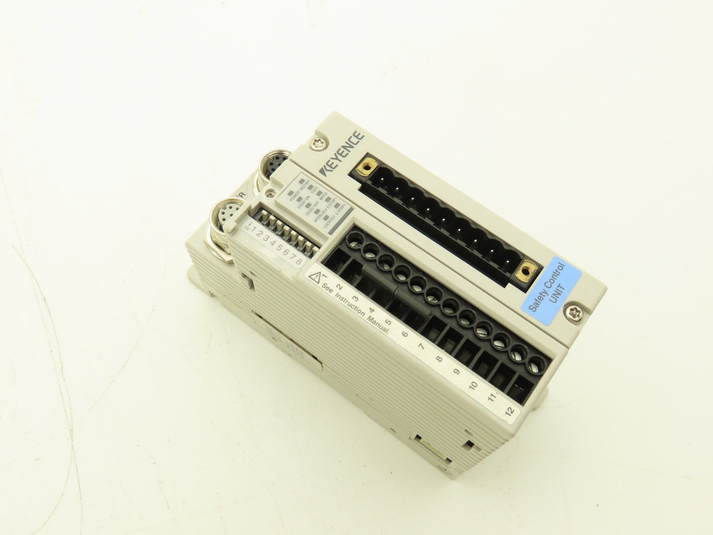 Keyence SL-R11E Safety Relay Control Unit 24VDC Din Rail Mount