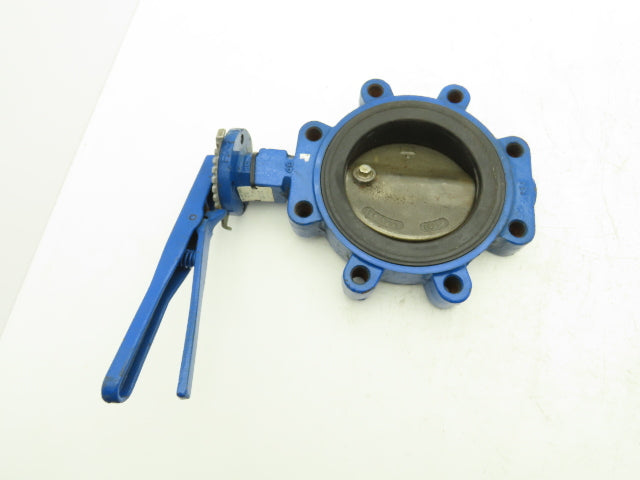 Keystone AR2 805 Lug Butterfly Valve 6" w/Handle CF8M Disc 175 PSI