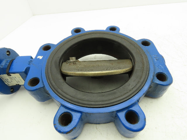 Keystone AR2 805 Lug Butterfly Valve 6" w/Handle CF8M Disc 175 PSI