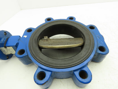Keystone AR2 805 Lug Butterfly Valve 6" w/Handle CF8M Disc 175 PSI
