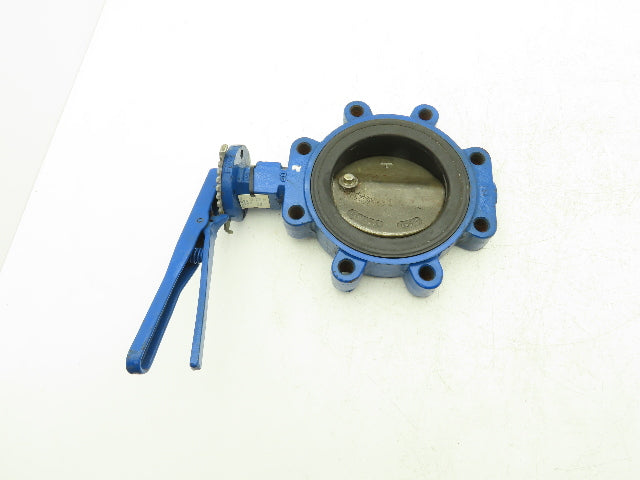 Keystone AR2 805 Lug Butterfly Valve 6" w/Handle CF8M Disc 175 PSI