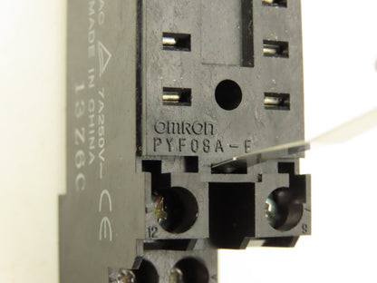 Omron MY2N-D2 Socket Relay 24VDC With Base PYF08A-E Lot Of 12