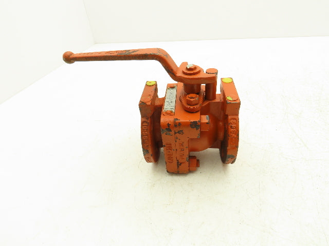 Crane Xomox 911 DI/PFA Lined Ball Valve 1" ANSI Flange