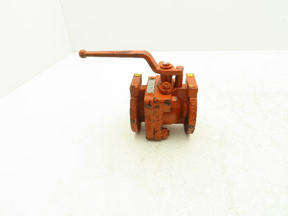 Crane Xomox 911 DI/PFA Lined Ball Valve 1" ANSI Flange