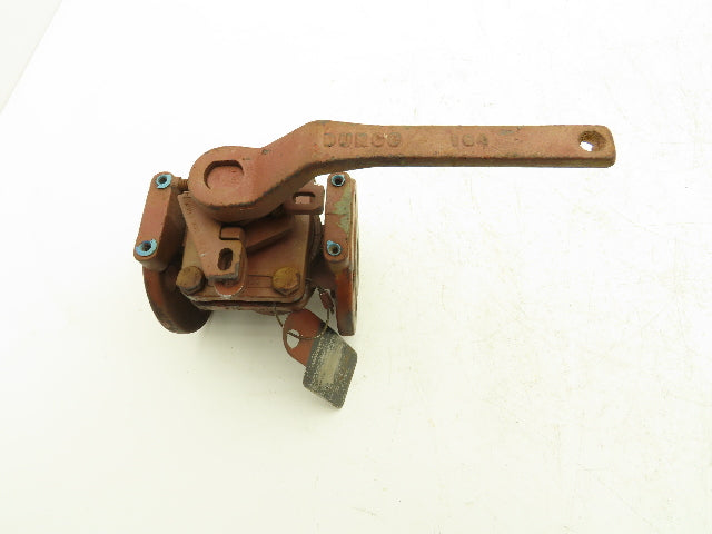 Flowserve 1-G4B-11C810T0M33A Ball Valve 1" ANSI Flange 285psig