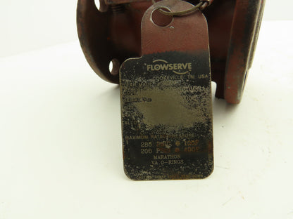 Flowserve 1-G4B-11C810T0M33A Ball Valve 1" ANSI Flange 285psig