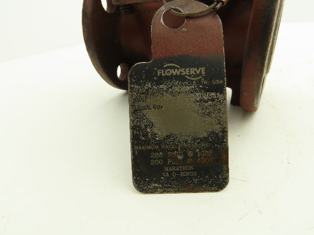 Flowserve 1-G4B-11C810T0M33A Ball Valve 1" ANSI Flange 285psig