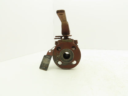 Flowserve 1-G4B-11C810T0M33A Ball Valve 1" ANSI Flange 285psig