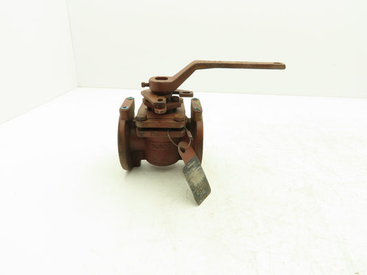 Flowserve 1-G4B-11C810T0M33A Ball Valve 1" ANSI Flange 285psig