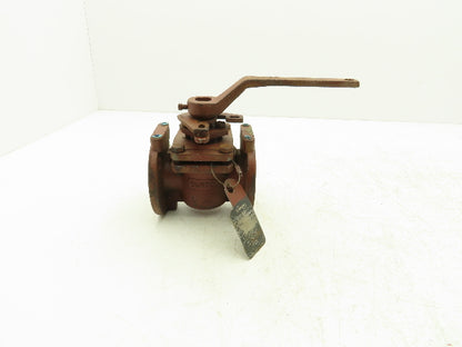 Flowserve 1-G4B-11C810T0M33A Ball Valve 1" ANSI Flange 285psig