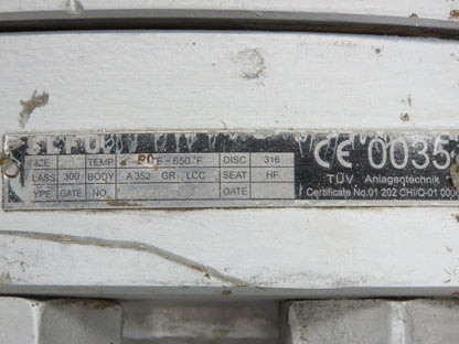 Newco 13F-LCC4/2-NC  14" Gate Valve Class 300 Gear Operated Side Handwheel