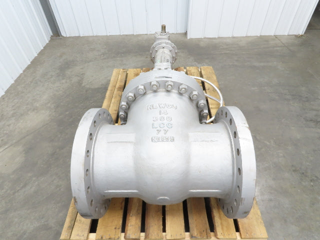 Newco 13F-LCC4/2-NC  14" Gate Valve Class 300 Gear Operated Side Handwheel