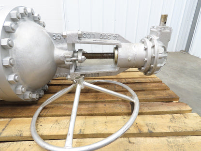 Newco 13F-LCC4/2-NC  14" Gate Valve Class 300 Gear Operated Side Handwheel