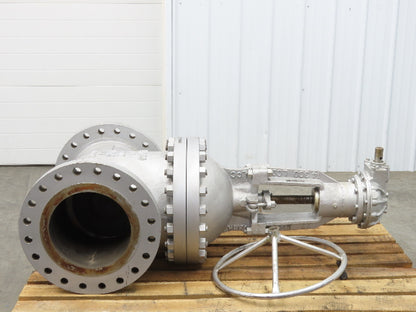 Newco 13F-LCC4/2-NC  14" Gate Valve Class 300 Gear Operated Side Handwheel