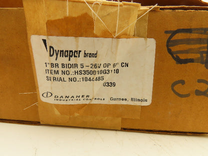 Dynapar HS350010G3110 Rotary Encoder Incremental 5-26V 10 PPR 1" Through Shaft