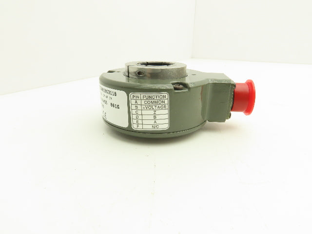 Dynapar HS350010G3110 Rotary Encoder Incremental 5-26V 10 PPR 1" Through Shaft