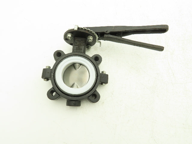 Sureseal 892 Lug Butterfly Valve 3" w/Handle SS Disc