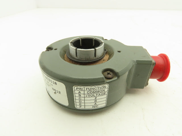 Dynapar HS350010G3110 Rotary Encoder Incremental 5-26V 10 PPR 1" Through Shaft