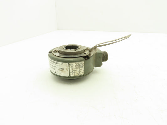 Dynapar HS350010G3110 Rotary Encoder Incremental 5-26V 10 PPR 1" Through Shaft