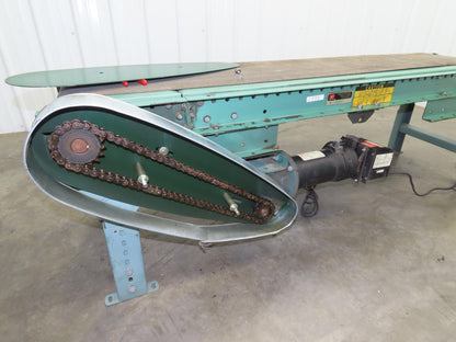 Roach 18"x 6' Slider Bed Conveyor 13"Belt Variable Speed 2-way Drive 120V 65fpm