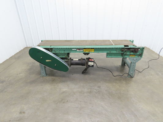 Roach 18"x 6' Slider Bed Conveyor 13"Belt Variable Speed 2-way Drive 120V 65fpm