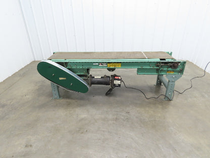 Roach 18"x 6' Slider Bed Conveyor 13"Belt Variable Speed 2-way Drive 120V 65fpm