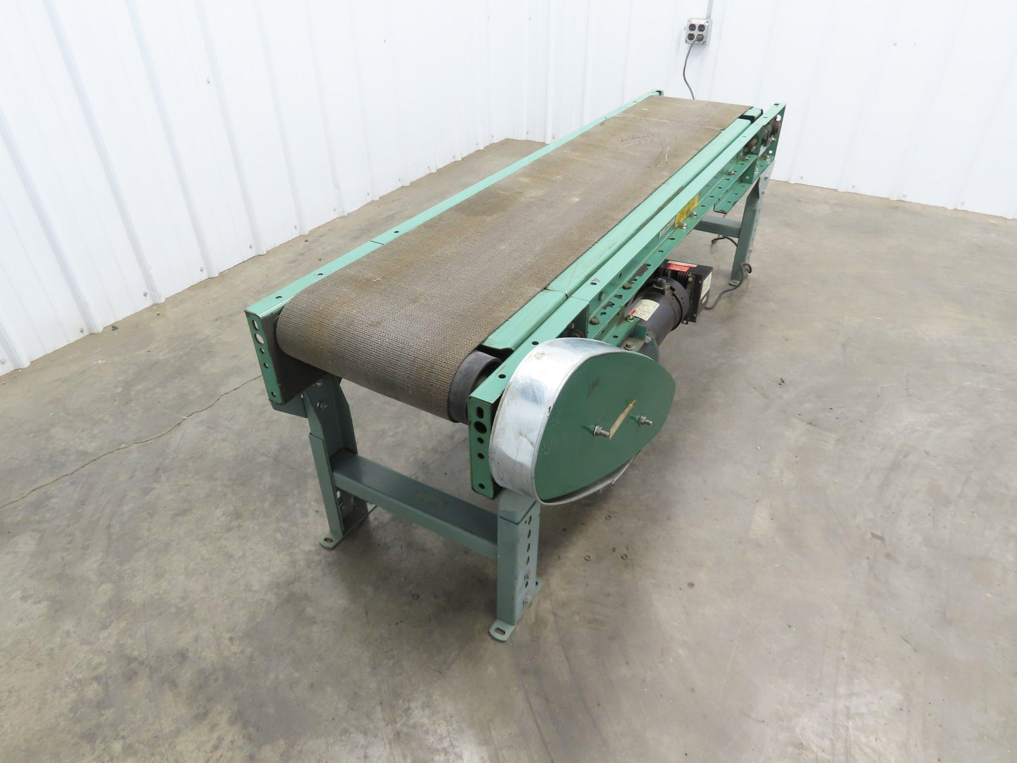 Roach 18"x 6' Slider Bed Conveyor 13"Belt Variable Speed 2-way Drive 120V 65fpm