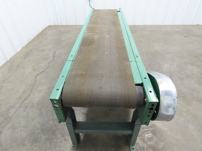 Roach 18"x 6' Slider Bed Conveyor 13"Belt Variable Speed 2-way Drive 120V 65fpm