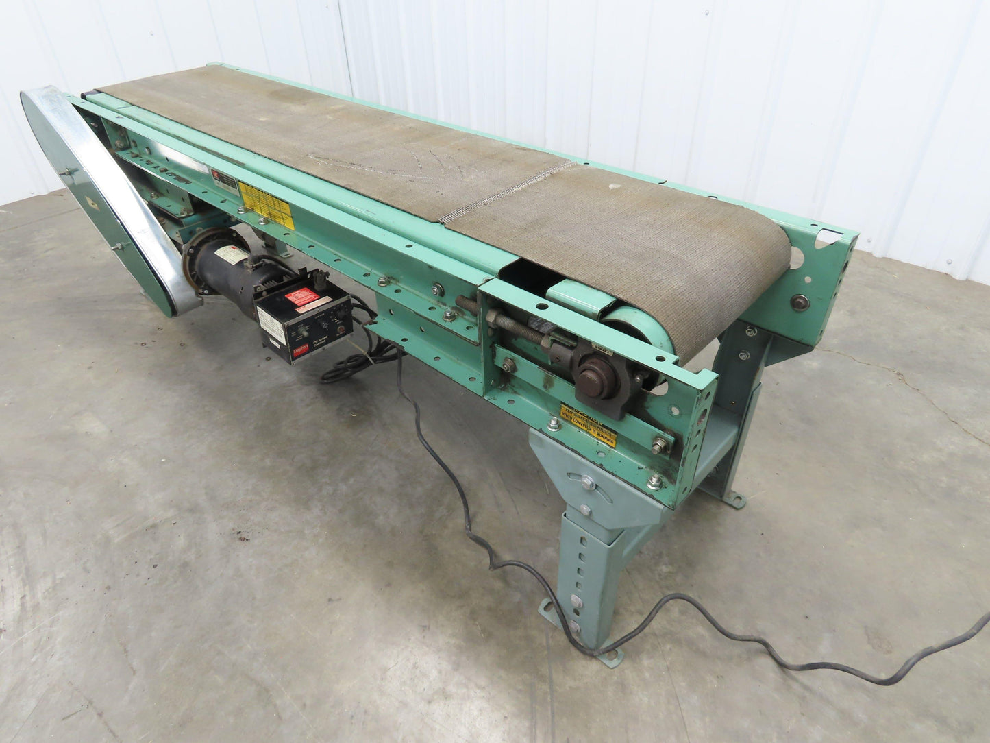 Roach 18"x 6' Slider Bed Conveyor 13"Belt Variable Speed 2-way Drive 120V 65fpm