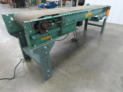 Roach 18"x 6' Slider Bed Conveyor 13"Belt Variable Speed 2-way Drive 120V 65fpm