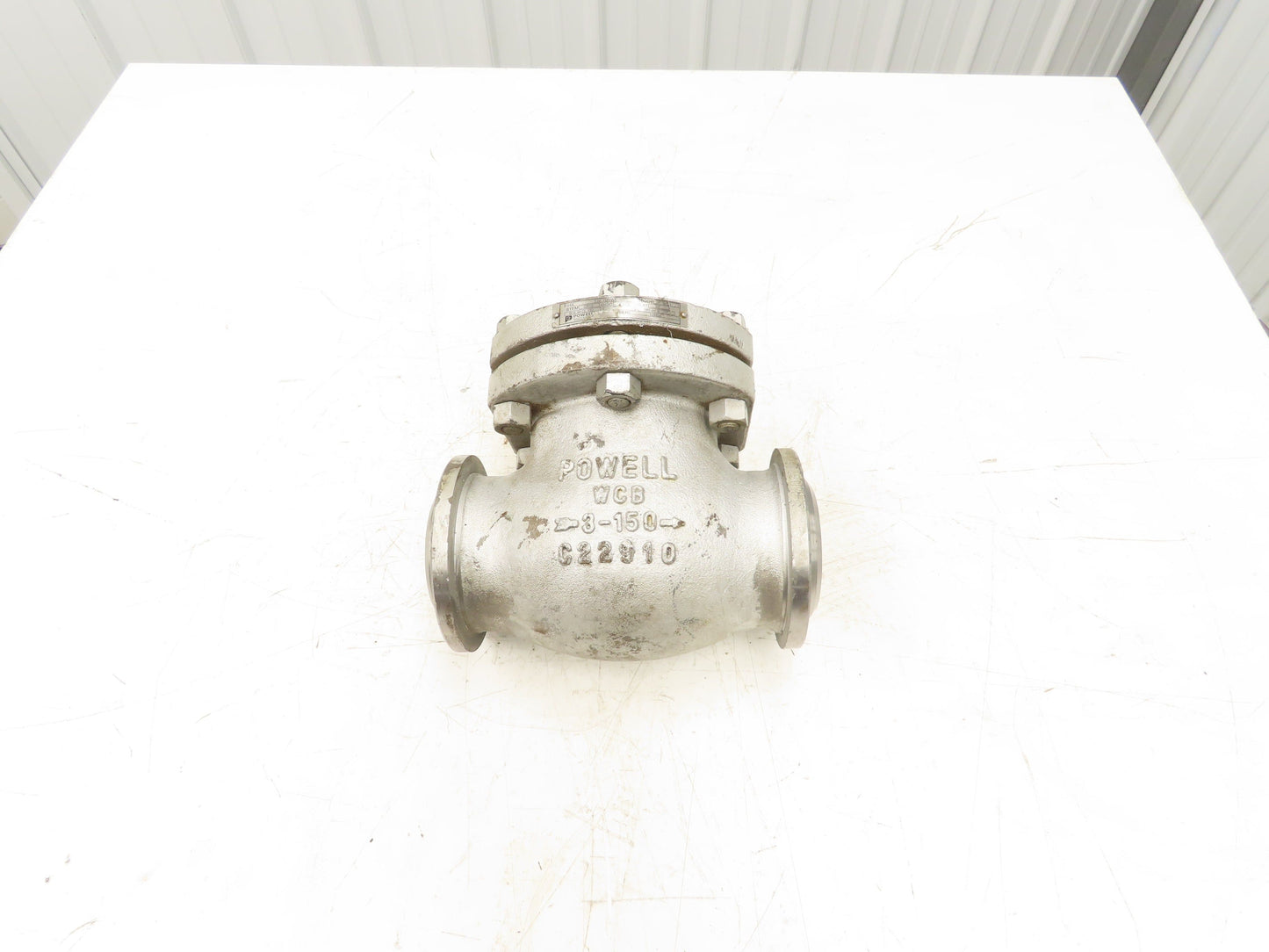 Powell 3.00 1561WE Swing Check Valve 3" Buttweld Carbon Steel Class 150