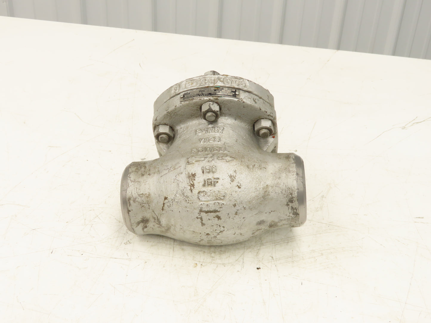 Powell 3.00 1561WE Swing Check Valve 3" Buttweld Carbon Steel Class 150