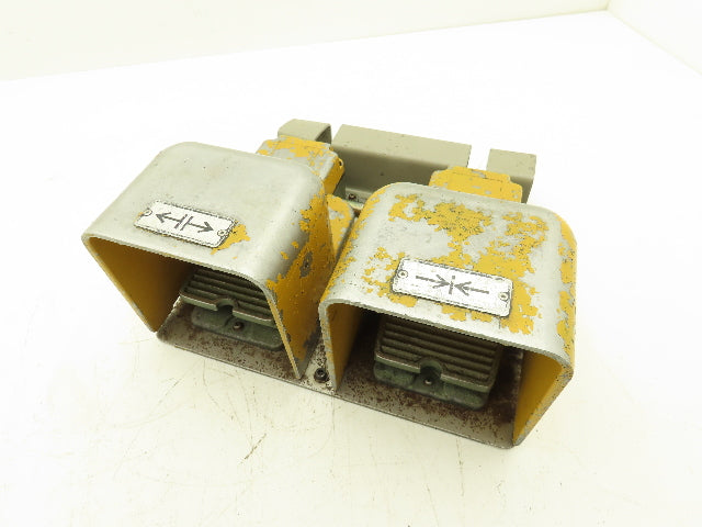 Ojiden OFL-TY1-SM2.KS Safety Guard Machine Foot Switch Double Pedal 10A 250V